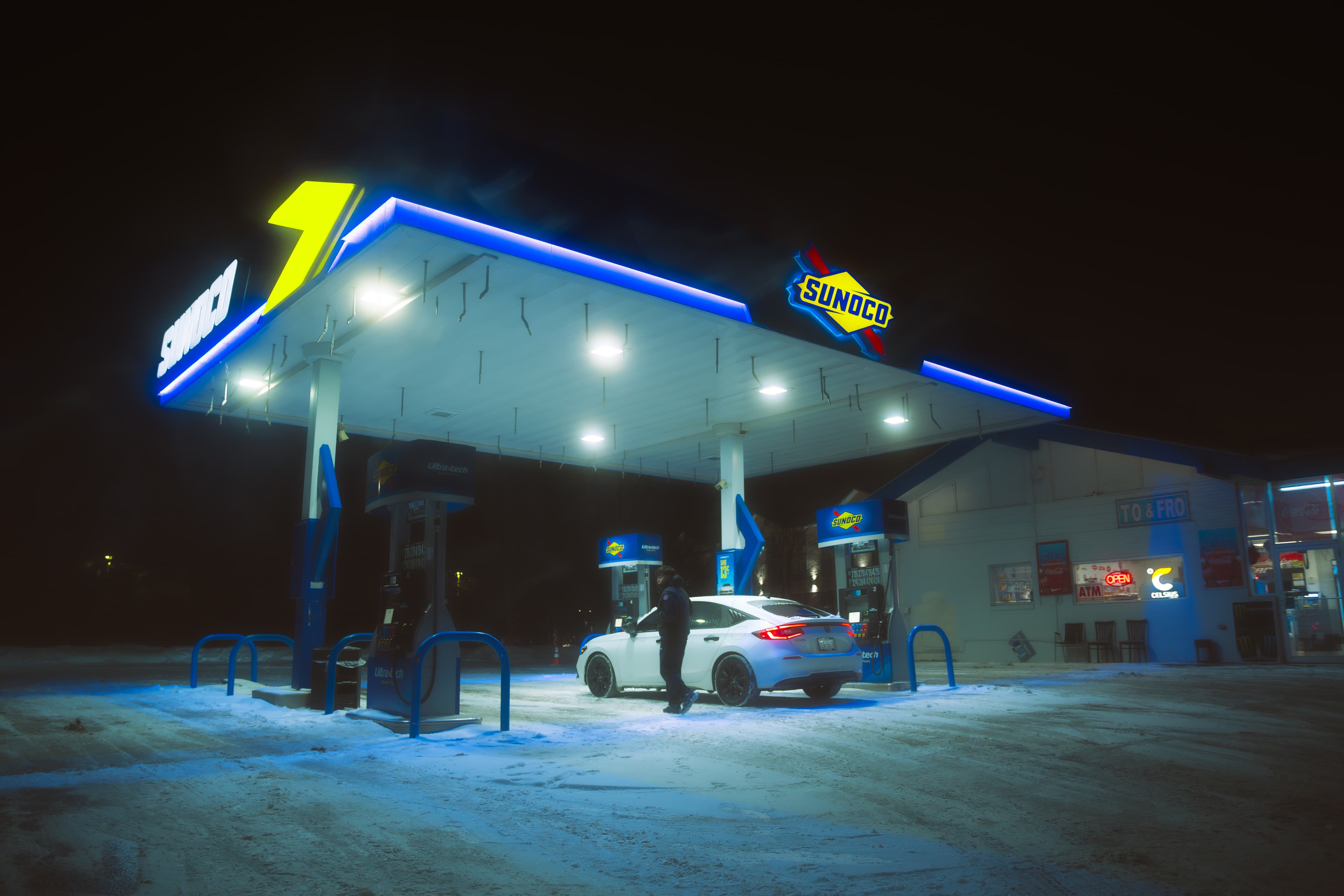 gas station